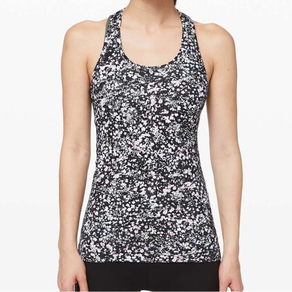 lululemon athletica Tops - Lululemon Cool Racerback II Floral Spritz Multi size 10